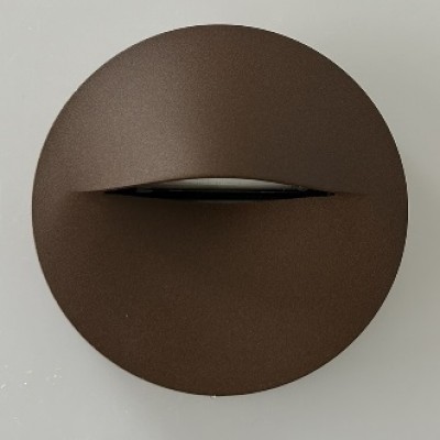 Φωτιστικό Επίτοιχο LED 3W 230V 150lm 3000K Θερμό Φως Αλουμινίου Σκουριά IP65 17-03686-4